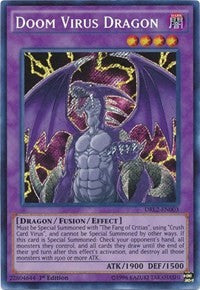 Doom Virus Dragon [DRL2-EN003] Secret Rare | Exor Games Dartmouth