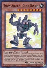 Toon Ancient Gear Golem [DRL2-EN022] Super Rare | Exor Games Dartmouth