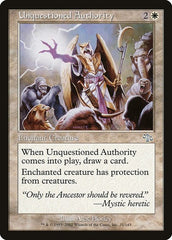 Unquestioned Authority [Judgment] | Exor Games Dartmouth