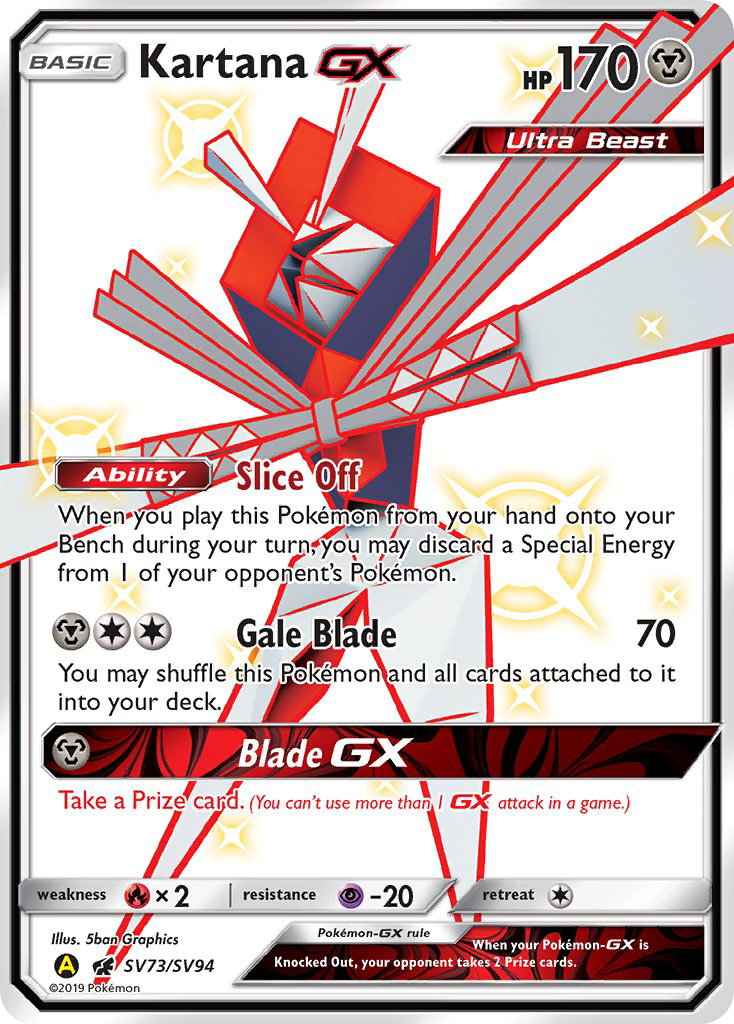 Kartana GX (SV73/SV94) [Sun & Moon: Hidden Fates - Shiny Vault] | Exor Games Dartmouth