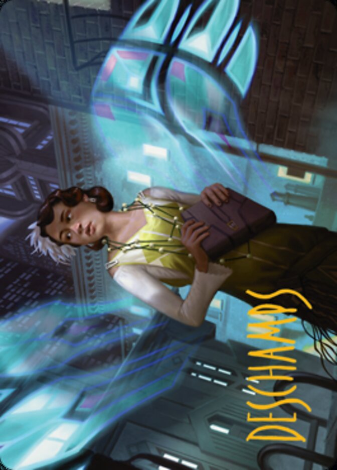 Giada, Font of Hope 1 Art Card (Gold-Stamped Signature) [Streets of New Capenna Art Series] | Exor Games Dartmouth