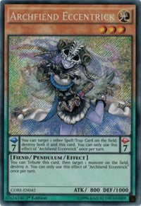 Archfiend Eccentrick [CORE-EN042] Secret Rare | Exor Games Dartmouth