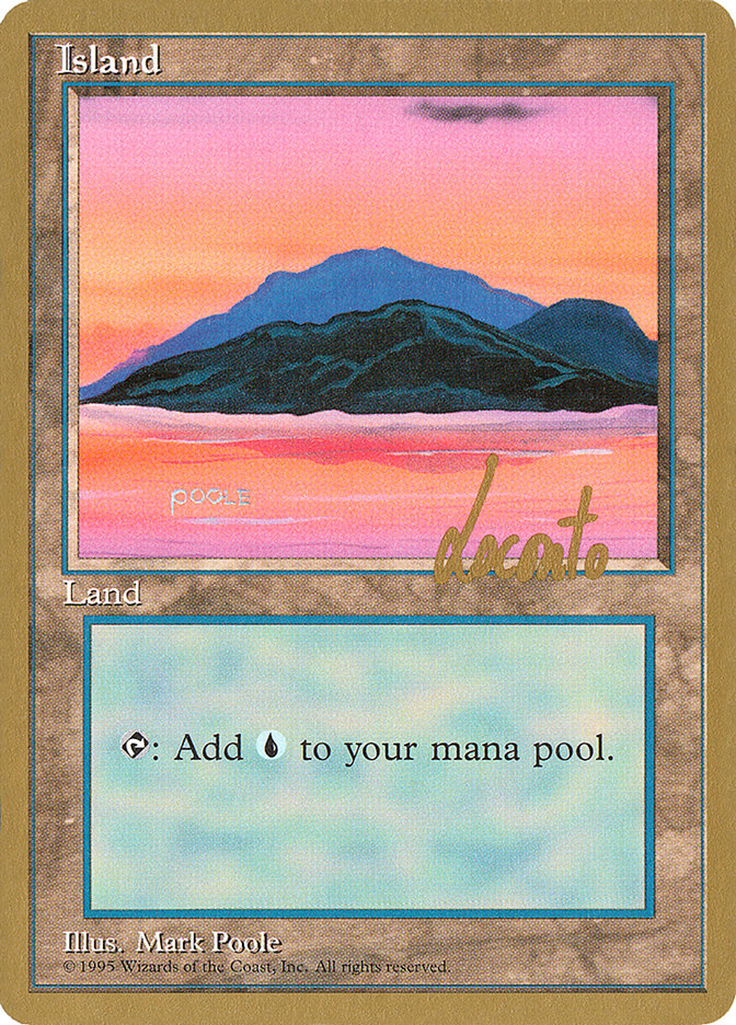 Island (ml369) (Michael Loconto) [Pro Tour Collector Set] | Exor Games Dartmouth