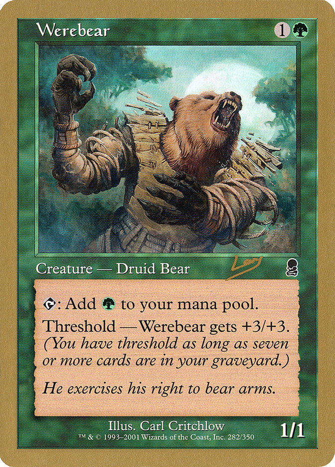 Werebear (Raphael Levy) [World Championship Decks 2002] | Exor Games Dartmouth