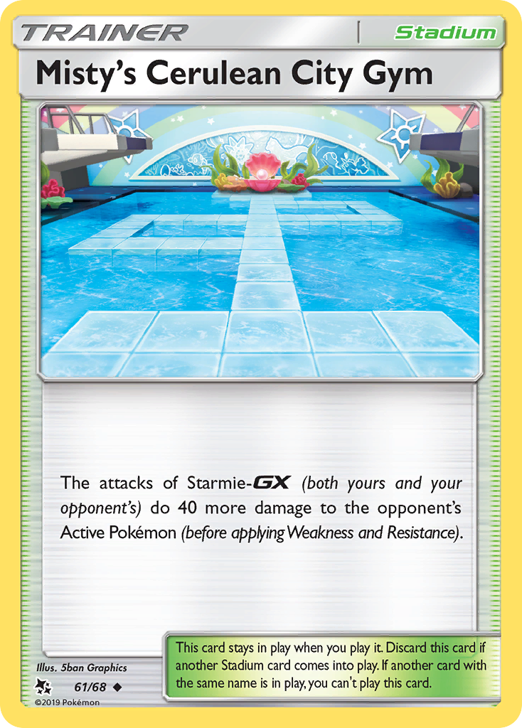 Misty's Cerulean City Gym (61/68) [Sun & Moon: Hidden Fates] | Exor Games Dartmouth