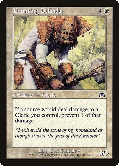 Daunting Defender [Onslaught] | Exor Games Dartmouth