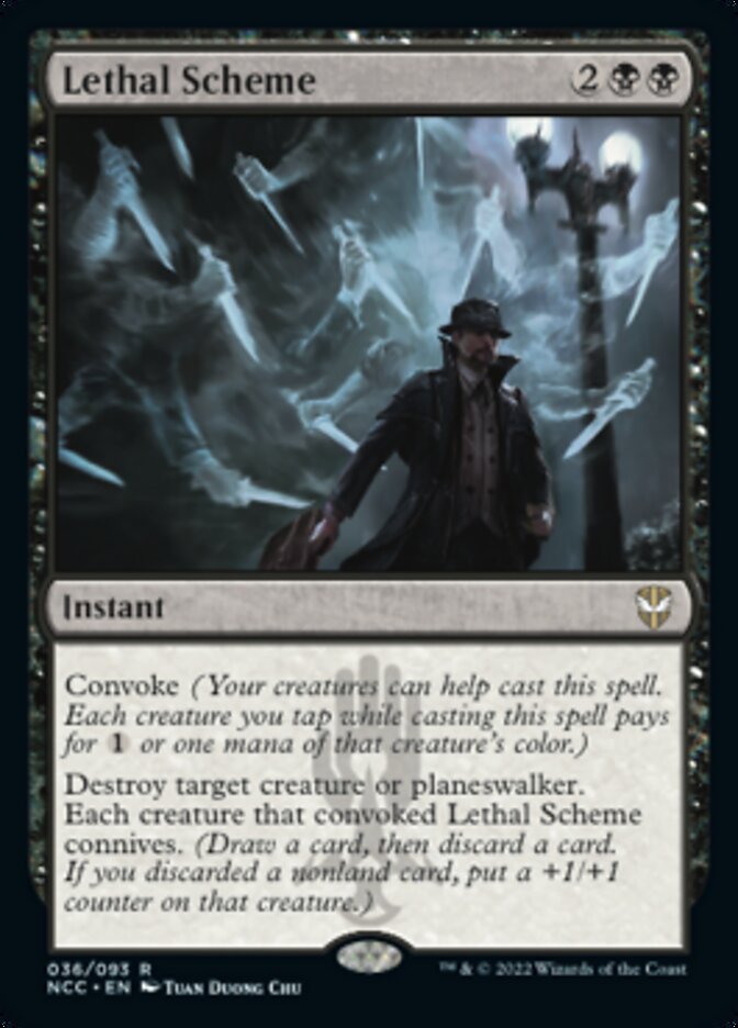 Lethal Scheme [Streets of New Capenna Commander] | Exor Games Dartmouth