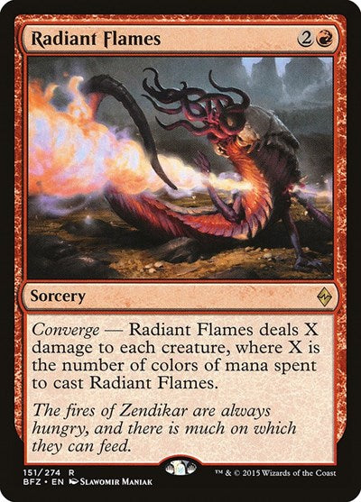 Radiant Flames [Battle for Zendikar] | Exor Games Dartmouth