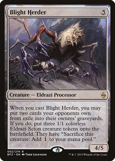 Blight Herder [Battle for Zendikar] | Exor Games Dartmouth