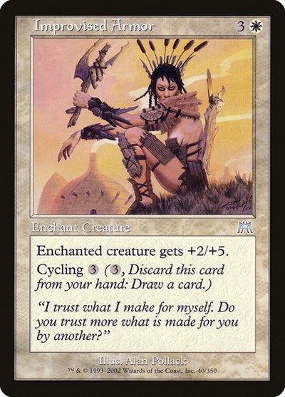 Improvised Armor [Onslaught] | Exor Games Dartmouth