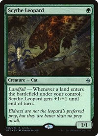 Scythe Leopard [Battle for Zendikar Promos] | Exor Games Dartmouth