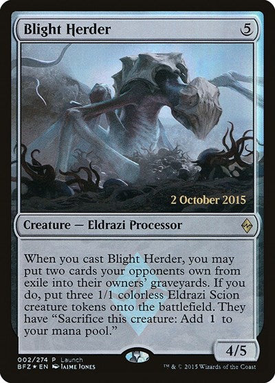 Blight Herder [Battle for Zendikar Promos] | Exor Games Dartmouth