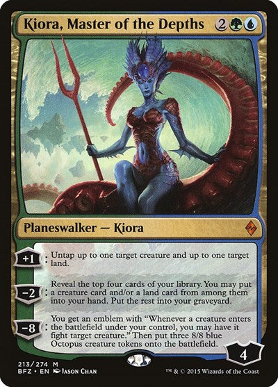 Kiora, Master of the Depths [Battle for Zendikar] | Exor Games Dartmouth