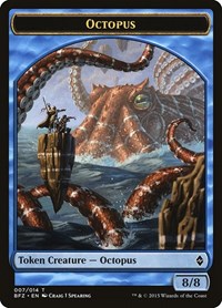 Octopus [Battle for Zendikar Tokens] | Exor Games Dartmouth