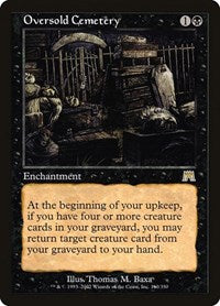 Oversold Cemetery [Onslaught] | Exor Games Dartmouth