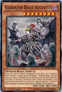 Gladiator Beast Augustus [MP15-EN020] Rare | Exor Games Dartmouth