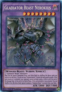 Gladiator Beast Nerokius [MP15-EN051] Secret Rare | Exor Games Dartmouth