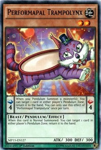 Performapal Trampolynx [MP15-EN127] Rare | Exor Games Dartmouth