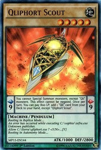 Qliphort Scout [MP15-EN144] Ultra Rare | Exor Games Dartmouth