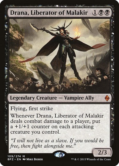 Drana, Liberator of Malakir [Battle for Zendikar] | Exor Games Dartmouth