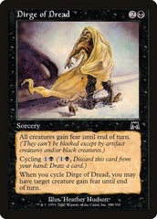 Dirge of Dread [Onslaught] | Exor Games Dartmouth