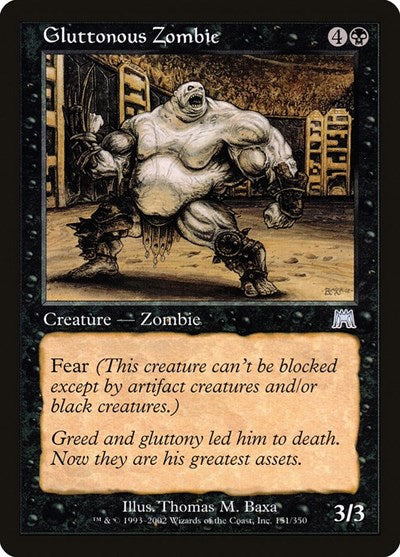 Gluttonous Zombie [Onslaught] | Exor Games Dartmouth