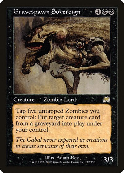 Gravespawn Sovereign [Onslaught] | Exor Games Dartmouth