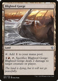 Blighted Gorge [Battle for Zendikar] | Exor Games Dartmouth