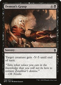 Demon's Grasp [Battle for Zendikar] | Exor Games Dartmouth