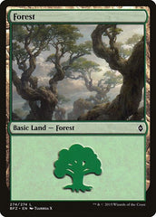 Forest [Battle for Zendikar] | Exor Games Dartmouth