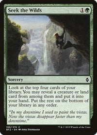 Seek the Wilds [Battle for Zendikar] | Exor Games Dartmouth