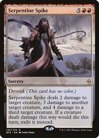 Serpentine Spike [Battle for Zendikar] | Exor Games Dartmouth