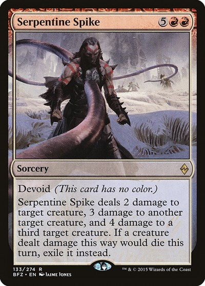 Serpentine Spike [Battle for Zendikar] | Exor Games Dartmouth