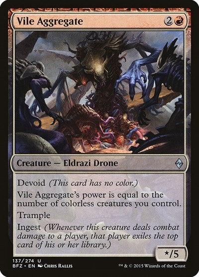 Vile Aggregate [Battle for Zendikar] | Exor Games Dartmouth