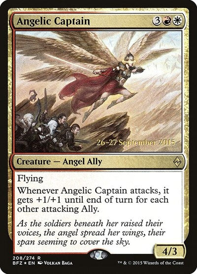 Angelic Captain [Battle for Zendikar Promos] | Exor Games Dartmouth