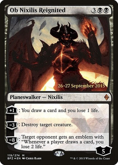 Ob Nixilis Reignited [Battle for Zendikar Promos] | Exor Games Dartmouth