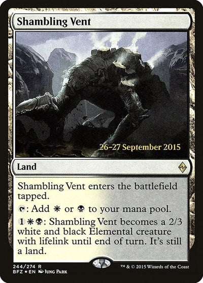 Shambling Vent [Battle for Zendikar Promos] | Exor Games Dartmouth