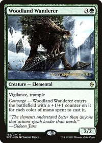 Woodland Wanderer [Battle for Zendikar Promos] | Exor Games Dartmouth