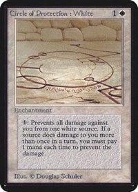 Circle of Protection: White [Limited Edition Alpha] | Exor Games Dartmouth