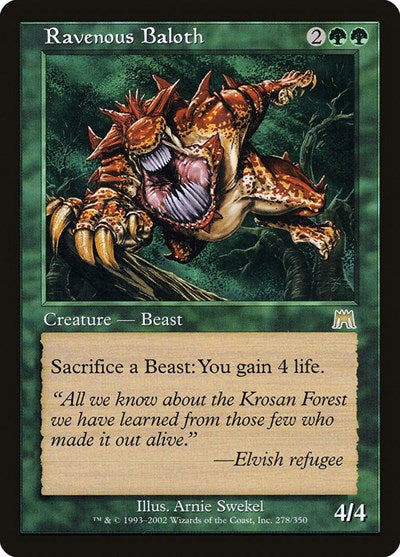 Ravenous Baloth [Onslaught] | Exor Games Dartmouth