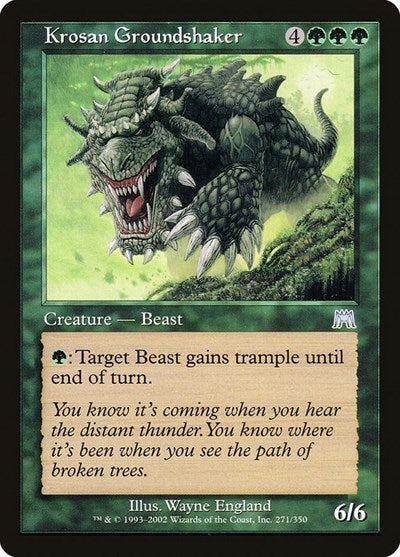 Krosan Groundshaker [Onslaught] | Exor Games Dartmouth