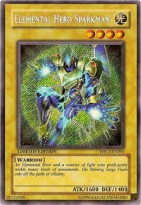 Elemental HERO Sparkman [EHC2-EN001] Secret Rare | Exor Games Dartmouth