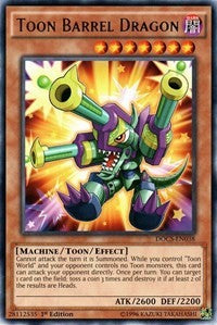 Toon Barrel Dragon [DOCS-EN038] Rare | Exor Games Dartmouth