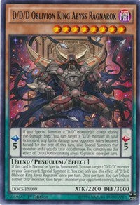 D/D/D Oblivion King Abyss Ragnarok [DOCS-EN099] Rare | Exor Games Dartmouth