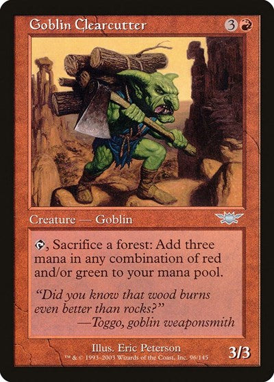 Goblin Clearcutter [Legions] | Exor Games Dartmouth