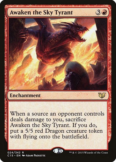 Awaken the Sky Tyrant [Commander 2015] | Exor Games Dartmouth