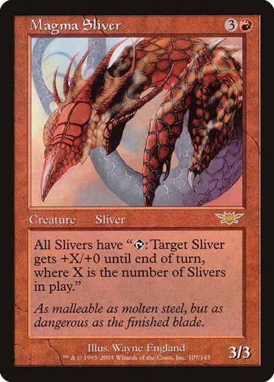 Magma Sliver [Legions] | Exor Games Dartmouth