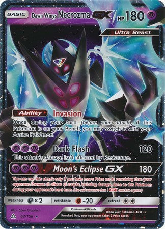 Dawn Wings Necrozma GX (63/156) (Jumbo Card) [Sun & Moon: Ultra Prism] | Exor Games Dartmouth