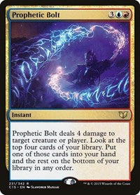 Prophetic Bolt [Commander 2015] | Exor Games Dartmouth