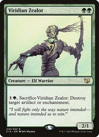 Viridian Zealot [Commander 2015] | Exor Games Dartmouth